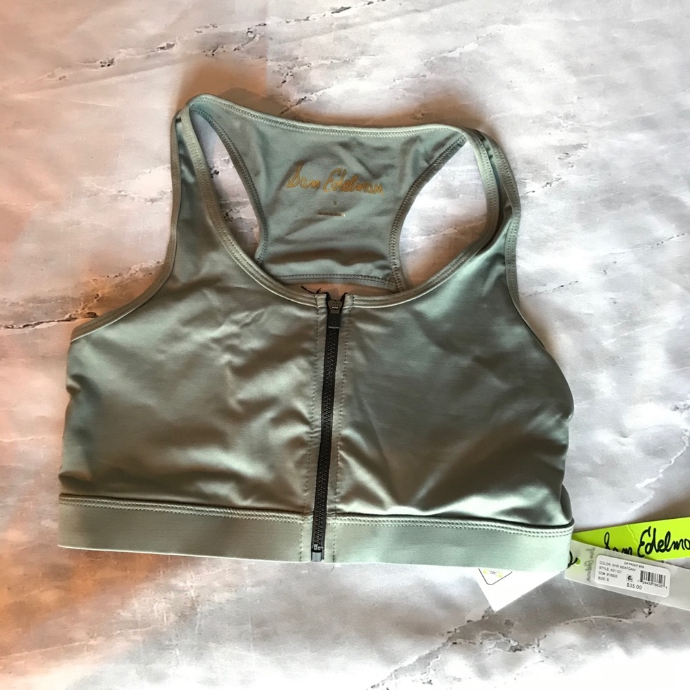 Sam Edelman olive green sports bra